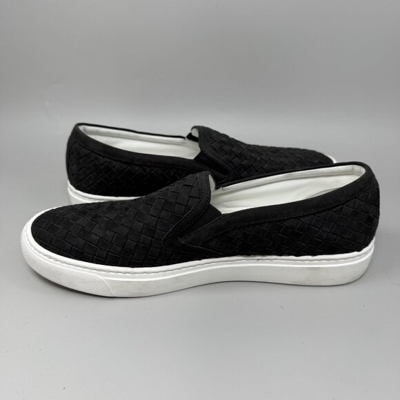 M. Gemi Shoes Mens Size 8.5 Woven Slip On Suede Made in Italy Casual Sneakers - Picture 2 of 9